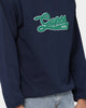Guess Originals Go Collegiate Crewneck Blackened Blue