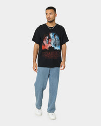 Goat Crew X Stranger Things Beginning Vintage T-Shirt Washed Black