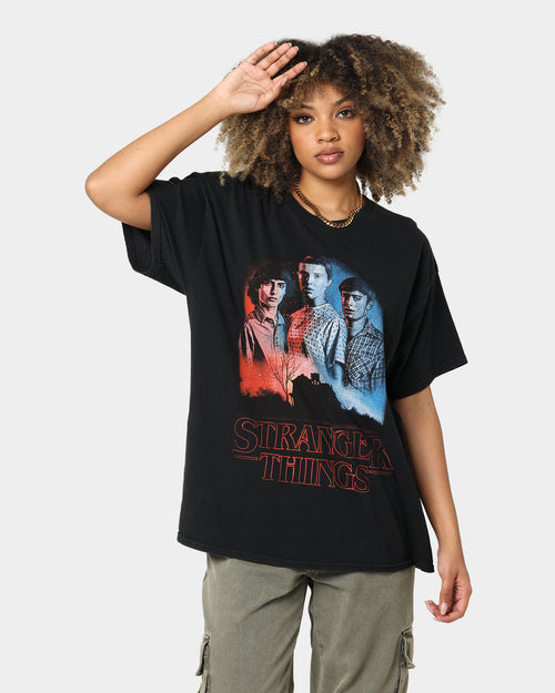 Goat Crew X Stranger Things Beginning Vintage T-Shirt Washed Black