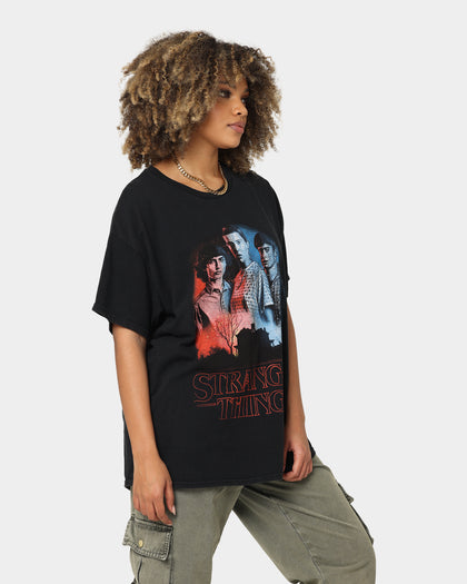 Goat Crew X Stranger Things Beginning Vintage T-Shirt Washed Black