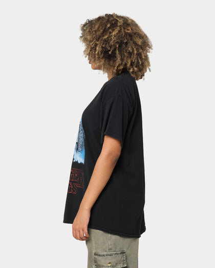 Goat Crew X Stranger Things Beginning Vintage T-Shirt Washed Black