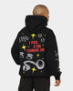 Rats Get Fat Sinners Hoodie Black