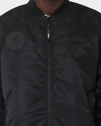 The Anti Order Antidote Oversized Bomber Jacket Black/Black