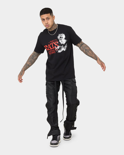 Rats Get Fat Down With My Demons T-Shirt Black
