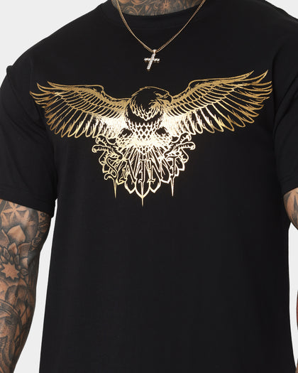 Saint Morta Bird Of Prey Lafayette T-Shirt Black/Gold