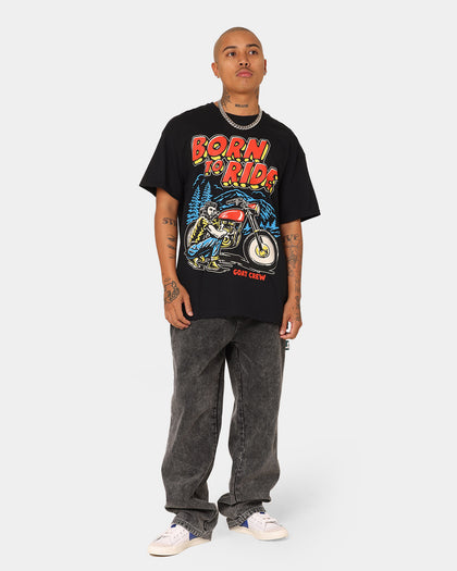Goat Crew Born To Ride T-Shirt Black