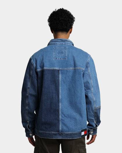 Tommy Jeans Panel Zip Denim Jacket Denim Light