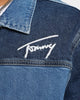 Tommy Jeans Panel Zip Denim Jacket Denim Light