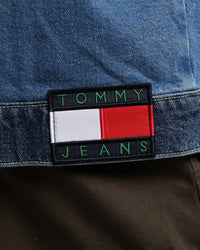 Tommy Jeans Panel Zip Denim Jacket Denim Light