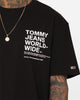 Tommy Jeans Worldwide Text T-Shirt Black