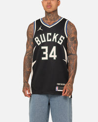 Nike Milwaukee Bucks Giannis Antetokounmpo Statement Edition Dri-FIT NBA Swingman Jersey Black