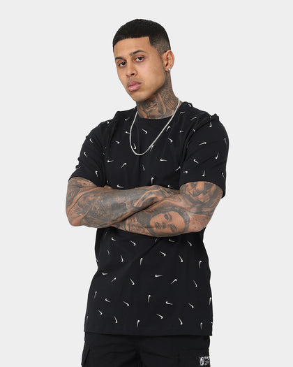 Nike Nike Sportswear Club All-Over Print T-Shirt Black