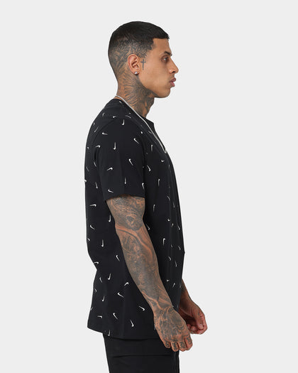 Nike Nike Sportswear Club All-Over Print T-Shirt Black