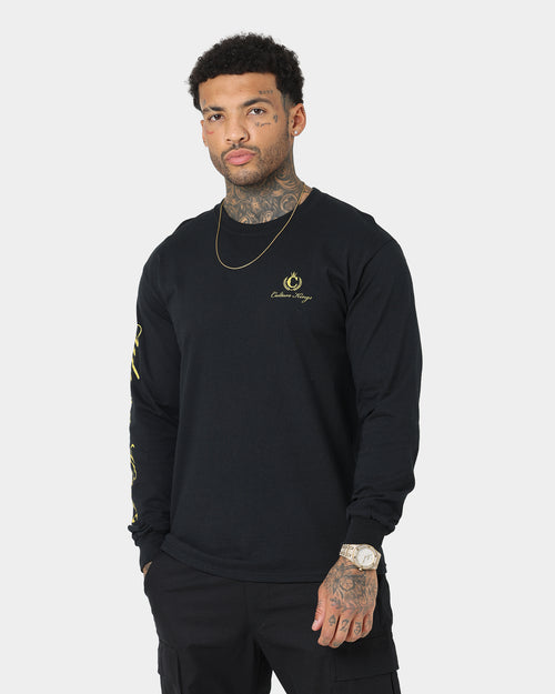 Culture Kings CK Long Sleeve Tee Black