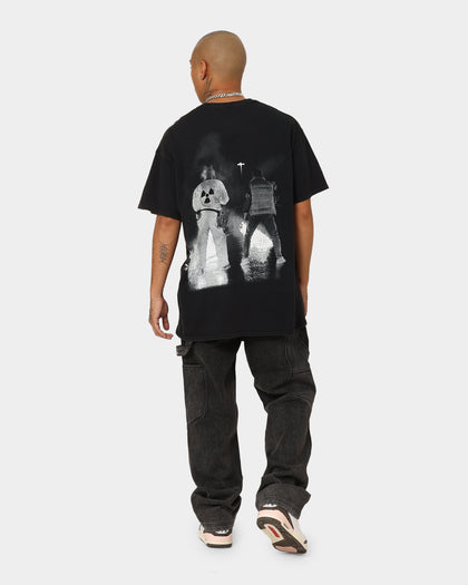 American Thrift X Back To The Future Back To The Future 1 Vintage T-Shirt Washed Black