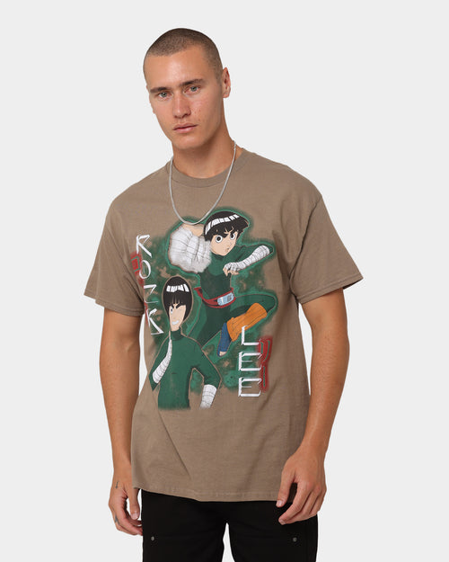 Goat Crew X Naruto Rock Lee CLR T-Shirt Brown