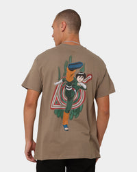 Goat Crew X Naruto Rock Lee CLR T-Shirt Brown