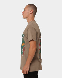 Goat Crew X Naruto Rock Lee CLR T-Shirt Brown