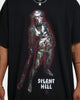 Rats Get Fat X Silent Hill Bubble Head Nurse Vintage T-Shirt Black Wash