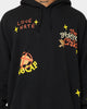Goat Crew All Over No Cap Vintage Hoodie Black Wash