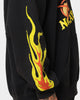 Goat Crew All Over No Cap Vintage Hoodie Black Wash