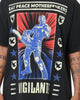 Goat Crew X Peacemaker Vigilante Vintage T-Shirt Washed Black