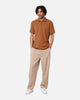 XXIII Luis Rib Polo Shirt Brown