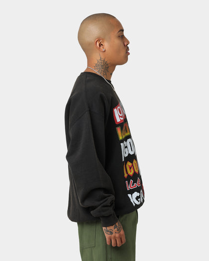 Goat Crew Igor Metal Logo Vintage Crewneck Black Wash