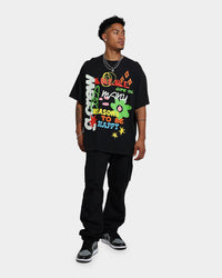 Goat Crew Reasons To Be Happy Vintage T-Shirt Black Wash