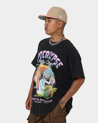 Goat Crew X Rick And Morty Apocalypse Vintage T-Shirt Black Wash