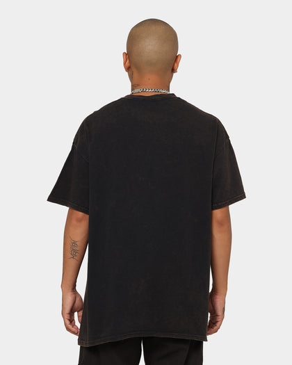 Goat Crew X Muhammad Ali Ringer Vintage T-Shirt Black Wash