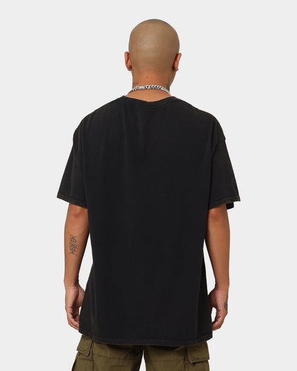 Goat Crew X Stranger Things Eddie Vintage T-Shirt Black Wash
