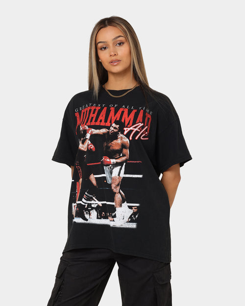 73Studio X Muhammad Ali Knock Out T-Shirt Black Wash