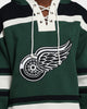 47 Brand Detroit Red Wings Superior Lacer Hoodie Dark Green