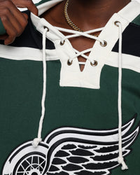 47 Brand Detroit Red Wings Superior Lacer Hoodie Dark Green