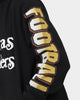 Majestic Athletic Las Vegas Raiders Puff Print Patch Hoodie Faded Black