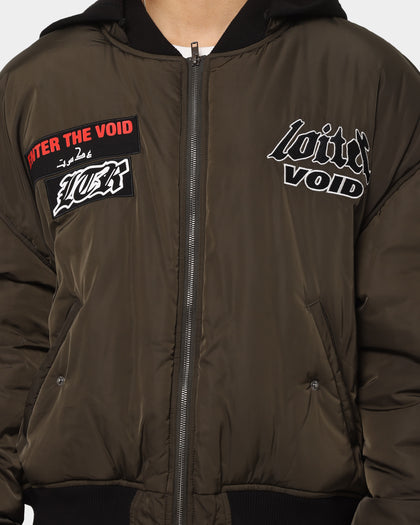Loiter Void Bomber Jacket Green