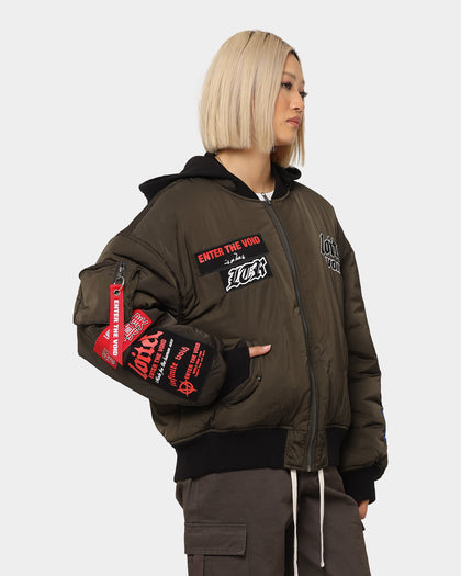 Loiter Void Bomber Jacket Green
