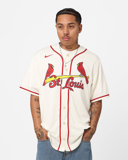 Nike St. Louis Cardinals Official Replica Alternative Jersey Pro Cream