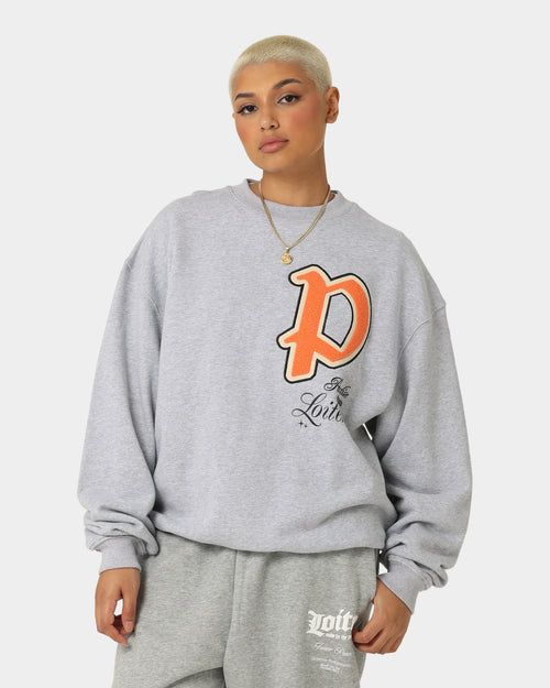Loiter Paradise Crewneck Grey Marle