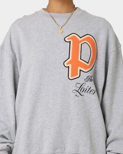 Loiter Paradise Crewneck Grey Marle