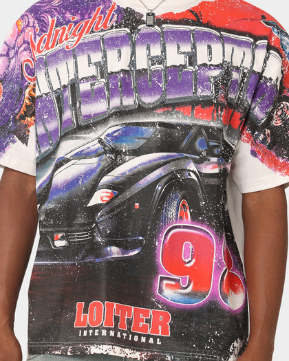 Loiter Interceptor Vintage T-Shirt Off White