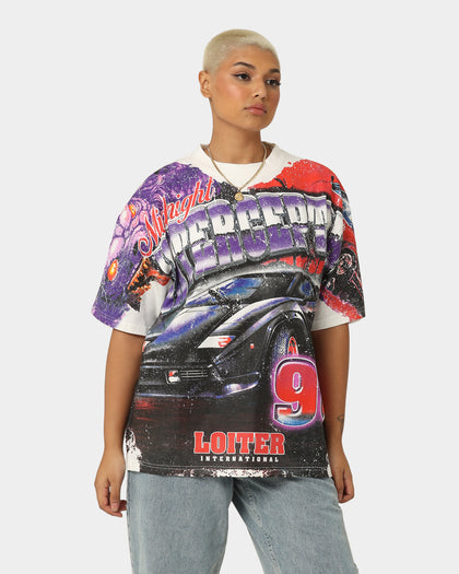 Loiter Interceptor Vintage T-Shirt Off White