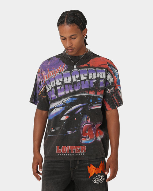 Loiter Interceptor Vintage T-Shirt Vintage Black