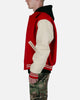 MNML Collared Varsity Jacket Red/White