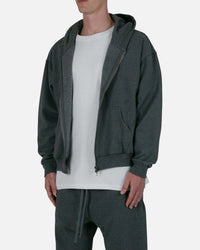 MNML Basic Zip Up Hoodie Dark Heather