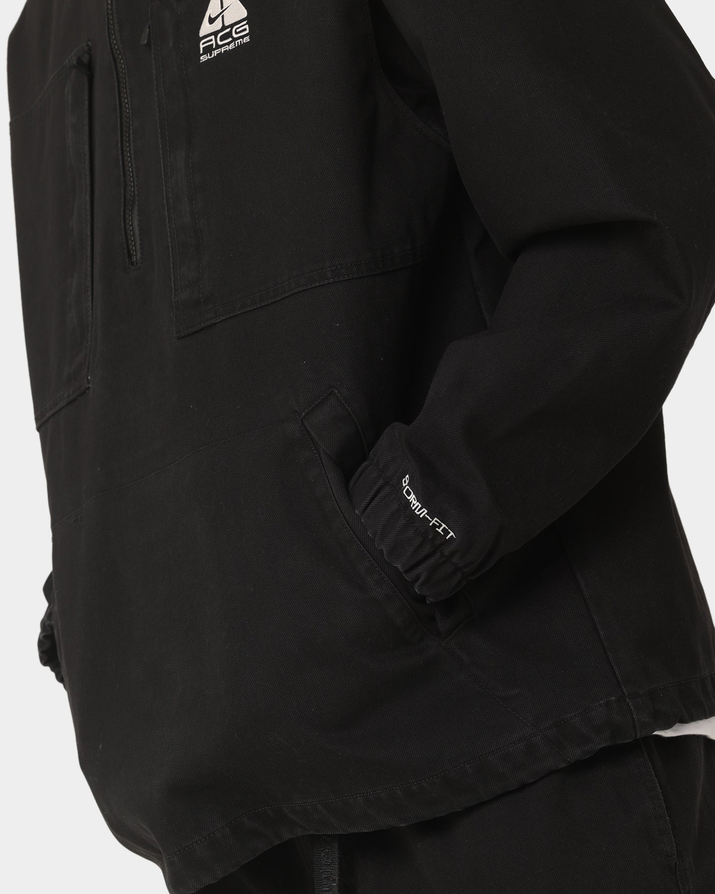 Supreme X Nike ACG Denim Pullover Jacket Black | Culture Kings NZ