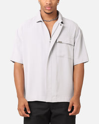 Carre Exceptional Pocket Oversized Shirt Light Grey