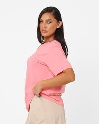 Nike Women's Sportswear Essentials T-Shirt Coral Chalk/White