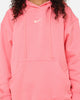Nike Women's Sportswear Phoenix Fleece Oversized Pullover Hoodie Coral Chalk/Sail